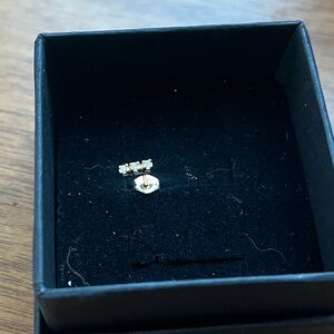 Mini Diamond Bar Earring
